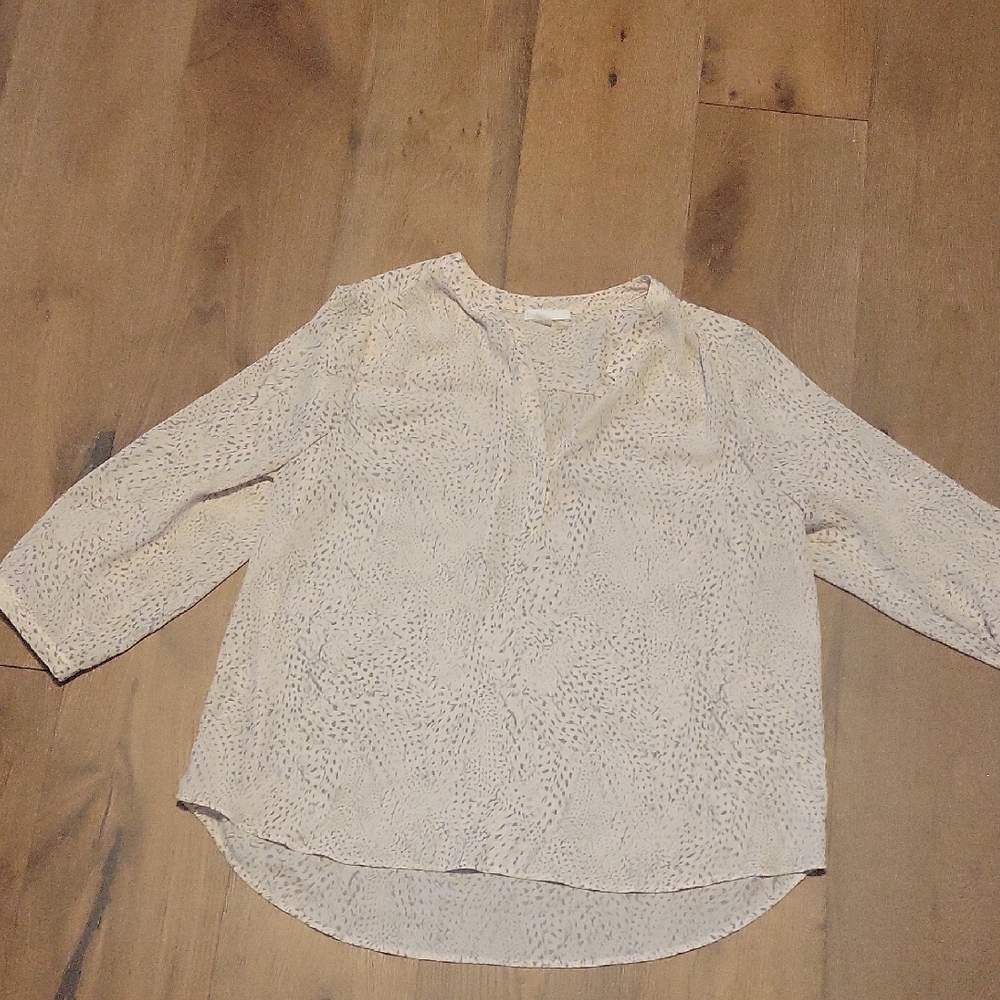 Dalia Light Pink And Gray Blouse